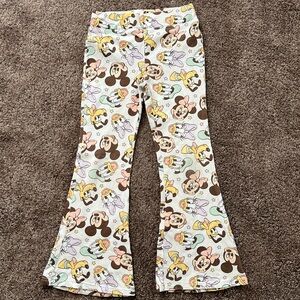 Wild Rich Kids Bell Bottom Pants Mickey and friends